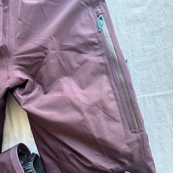NEW W TAGS Patagonia Men's Insulated Powder Town Snow Pants Ski Small‎ Plum - Picture 11 of 12
